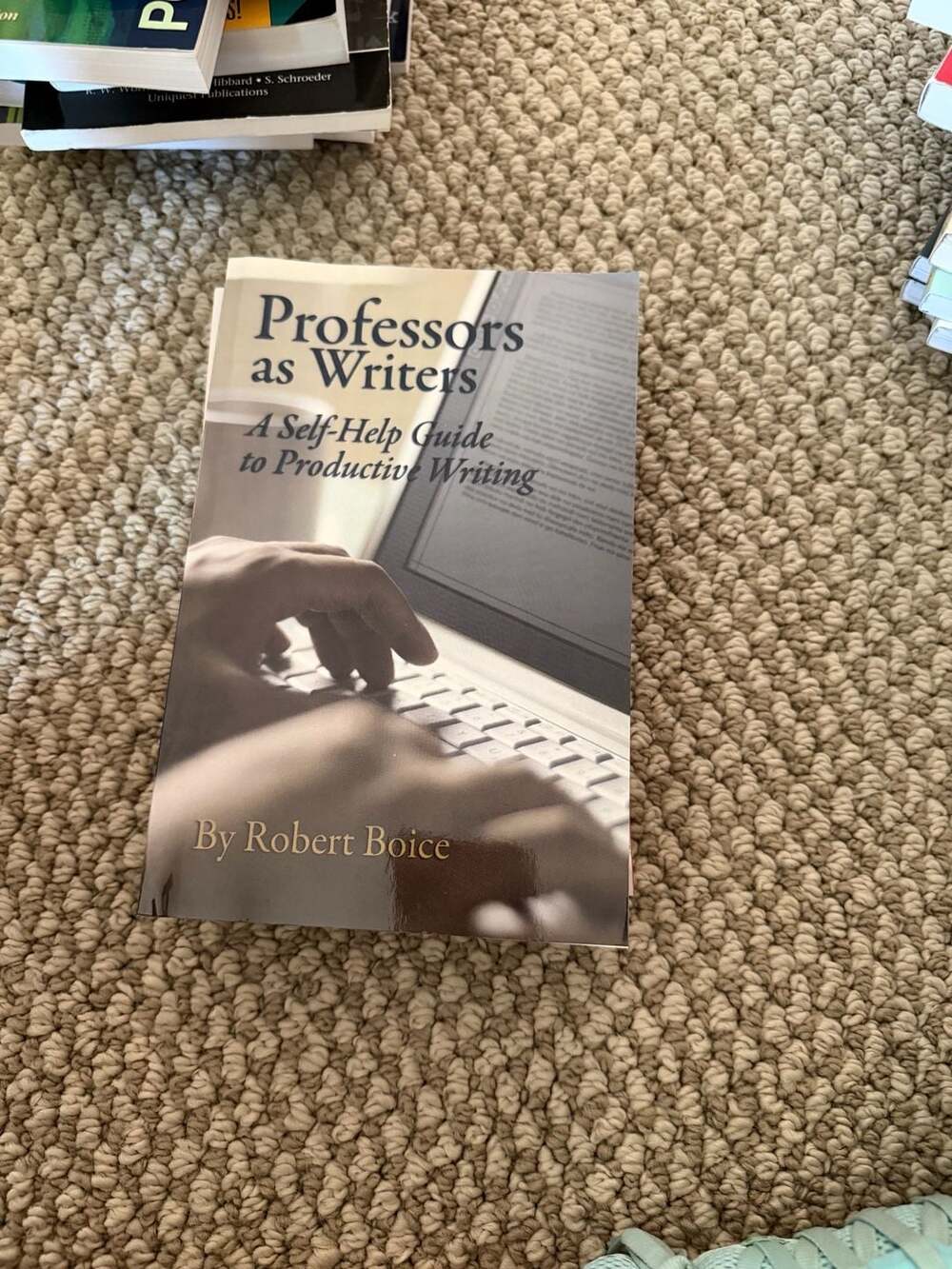 Professors as Writers: A Self-Help Guide to Productive Writing Boice, Robert